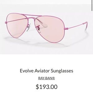 Pink/Violet Ray-Ban Evolve Aviators